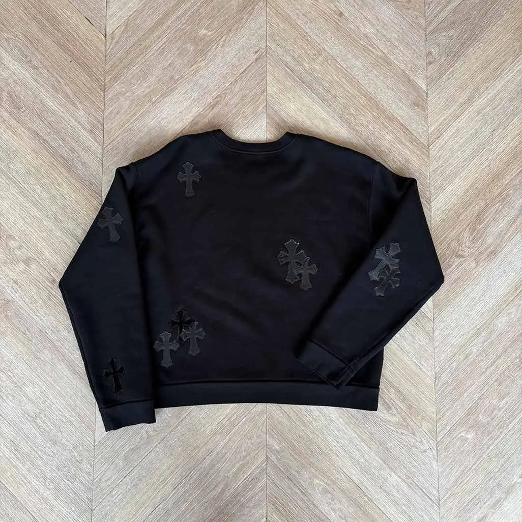 Chrome Hearts Multiple Black Patch Jumper