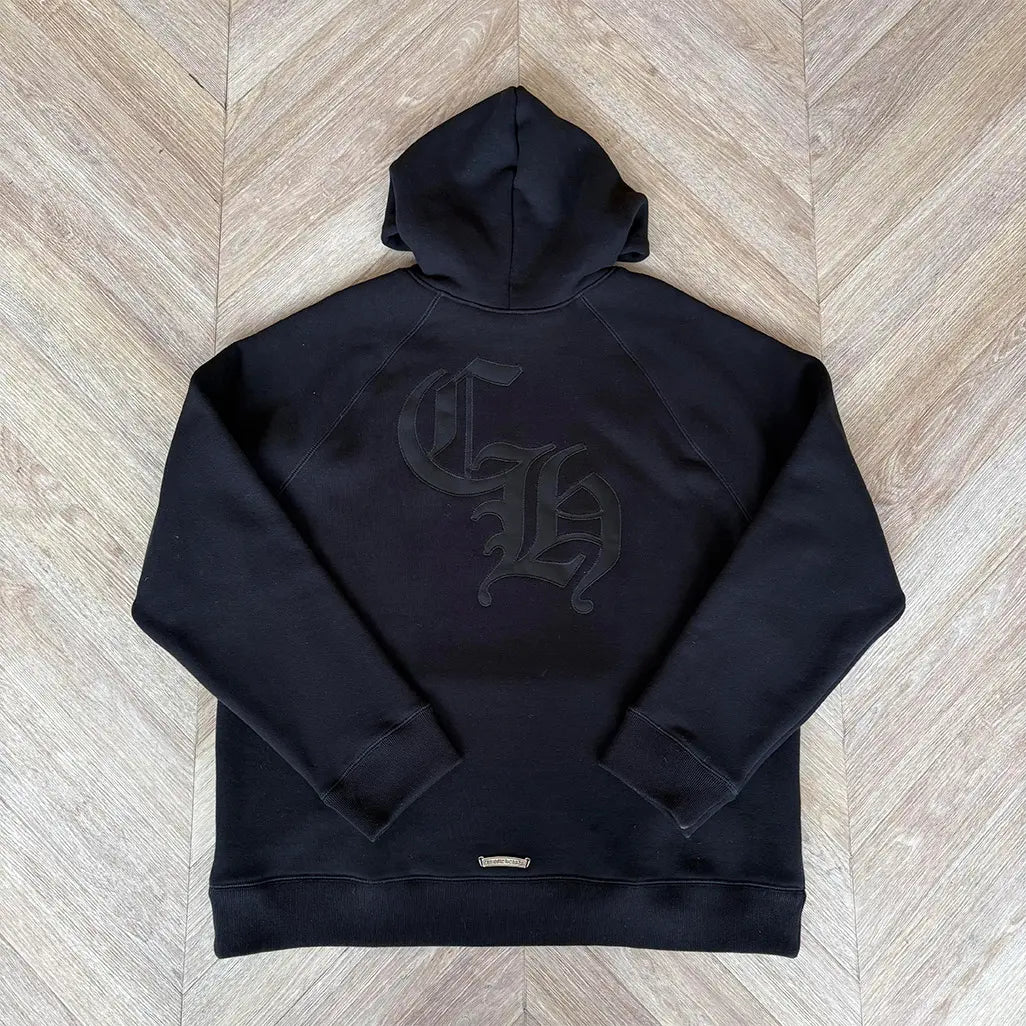 Chrome Hearts Heavy Hoodie 3 Patch Black