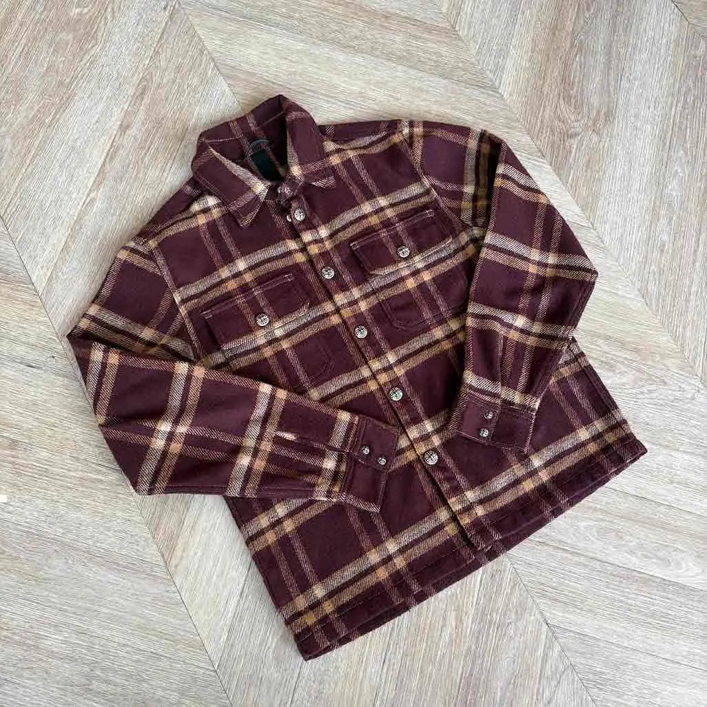 Chrome Hearts Maroon Shirt