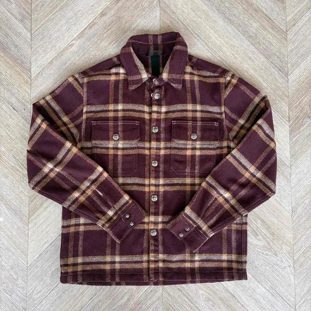 Chrome Hearts Maroon Shirt