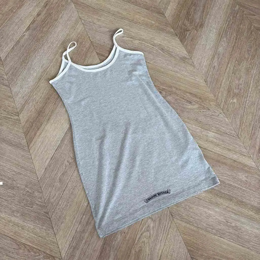 Chrome Hearts Grey White dress Wmns