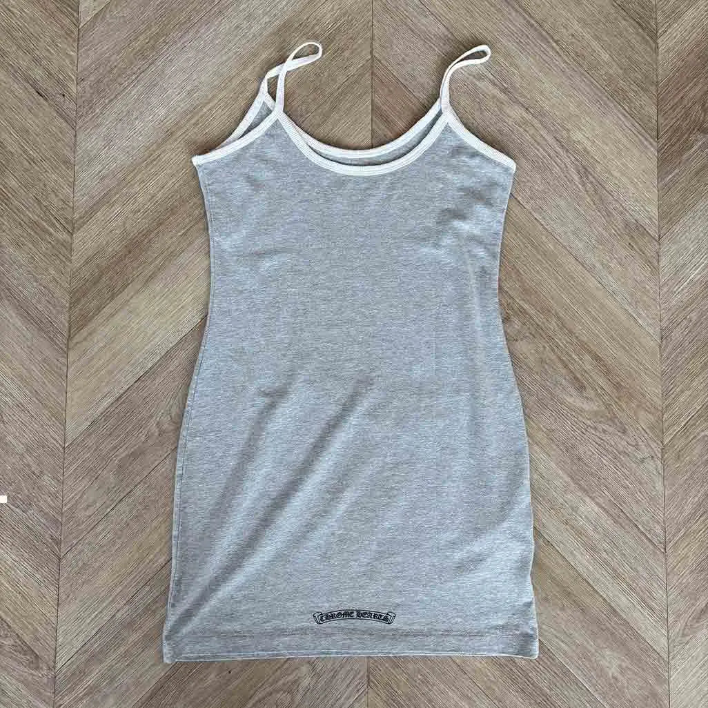 Chrome Hearts Grey White dress Wmns