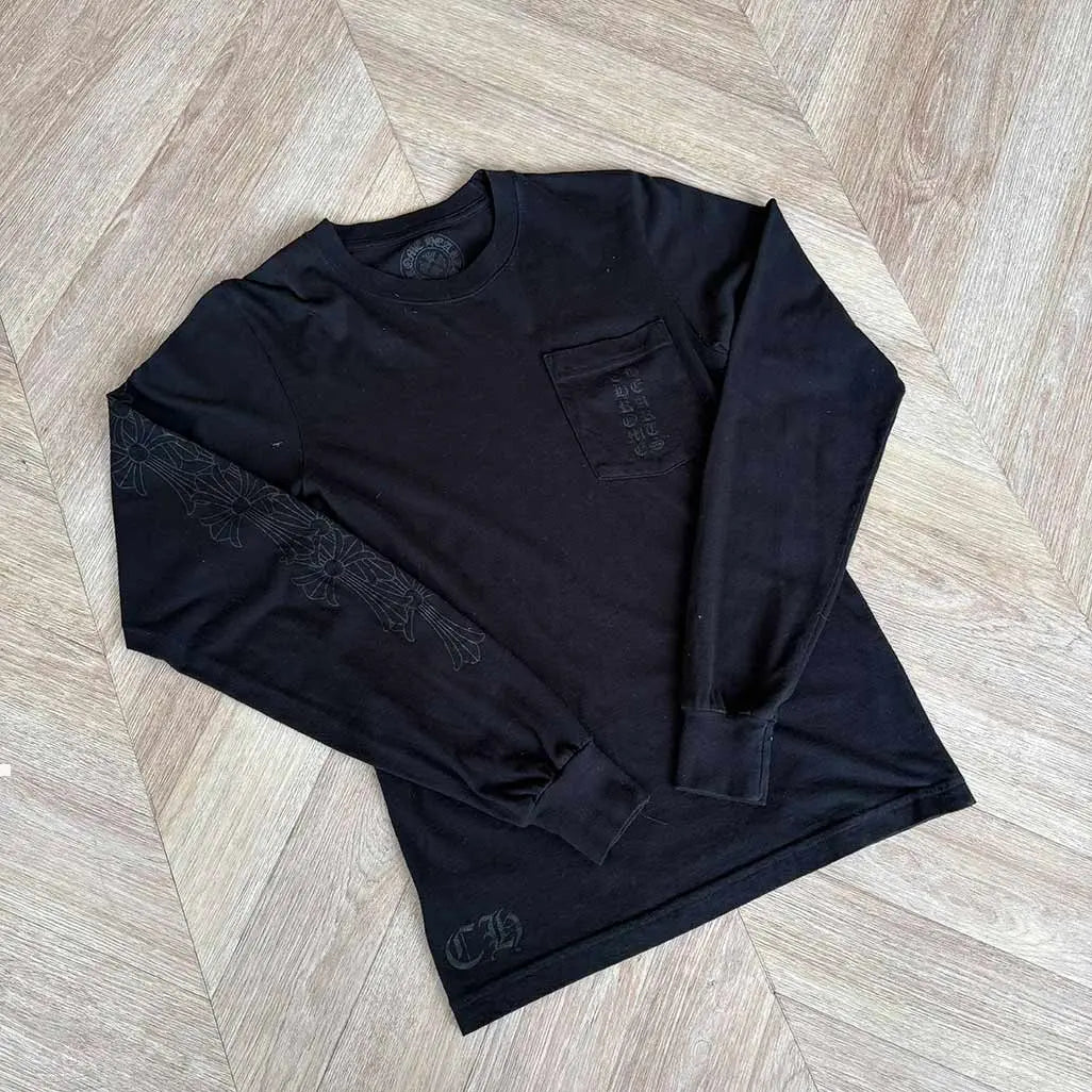 Chrome Hearts All Black Miami Longsleeve