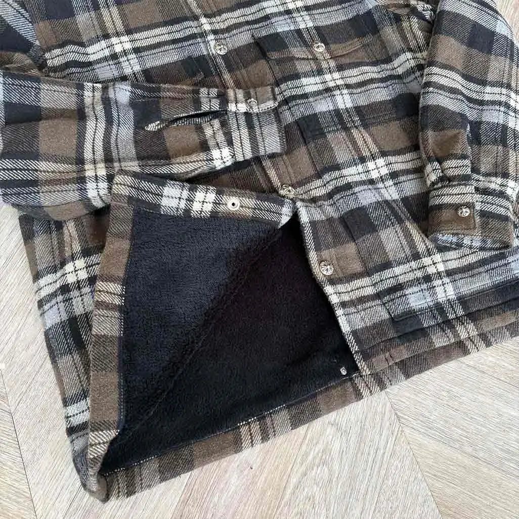 Chrome Hearts Olive Black Shirt Jacket
