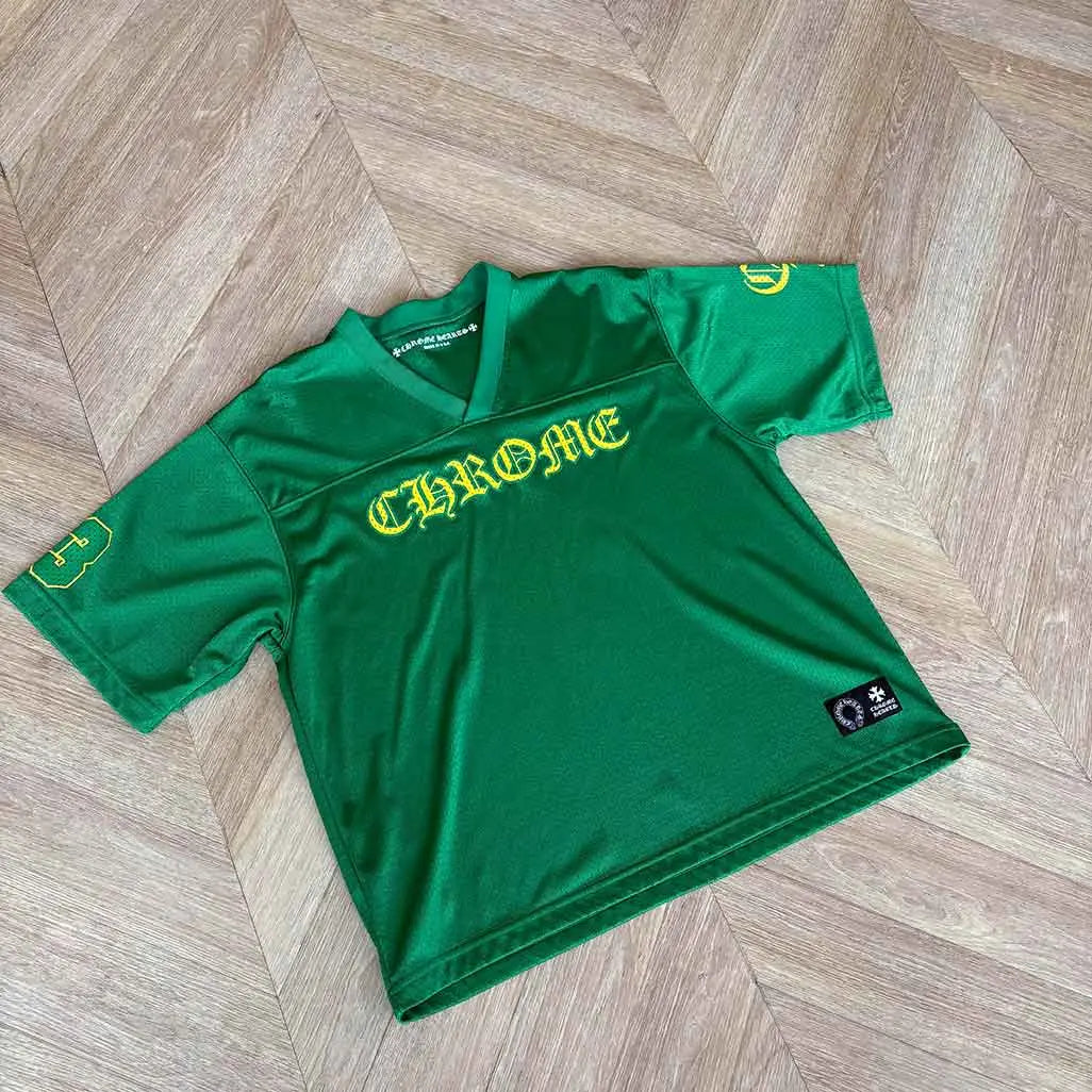 Chrome Hearts Green Jersey Yellow Shortsleeve