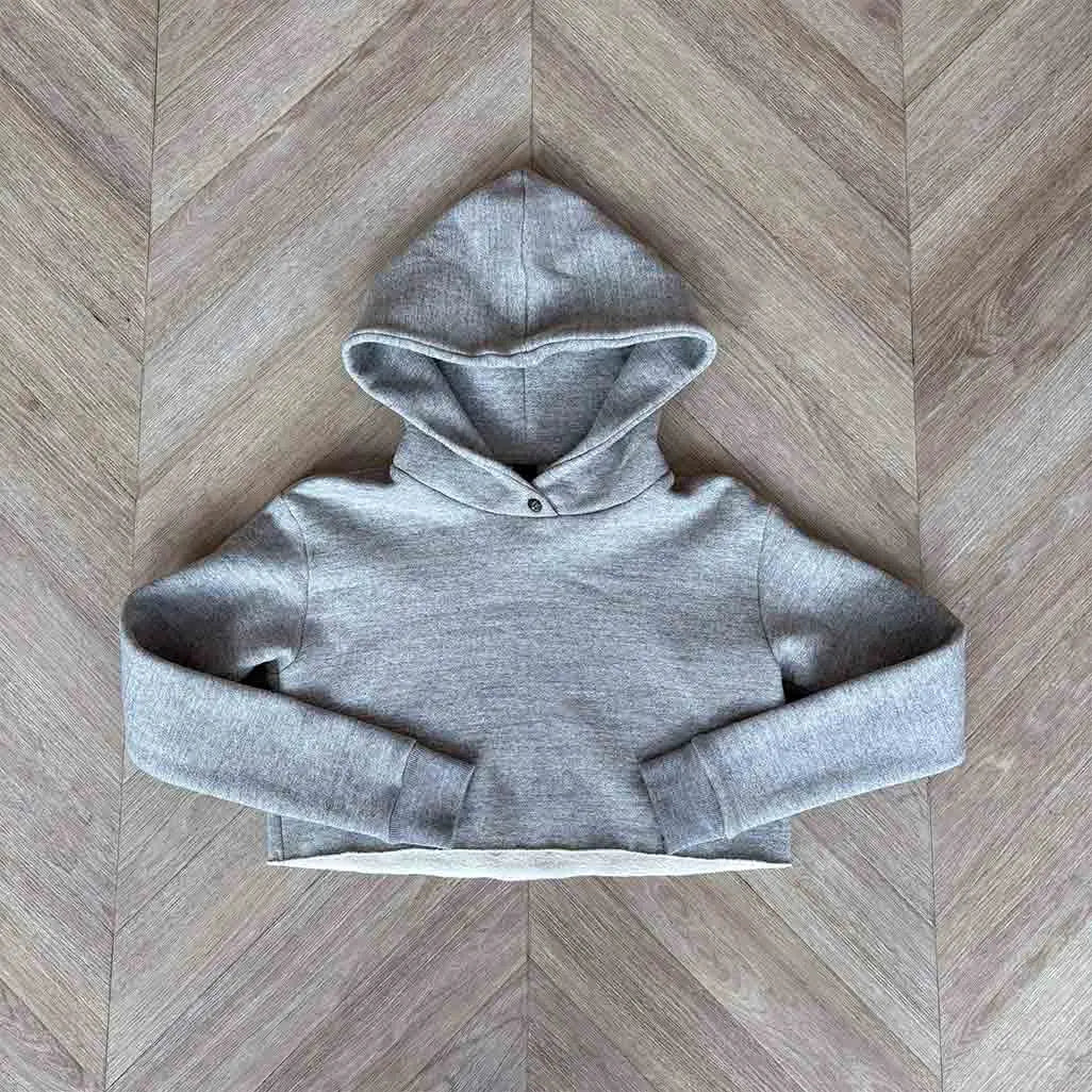 Chrome Hearts Cropped Hoodie 3Patch
