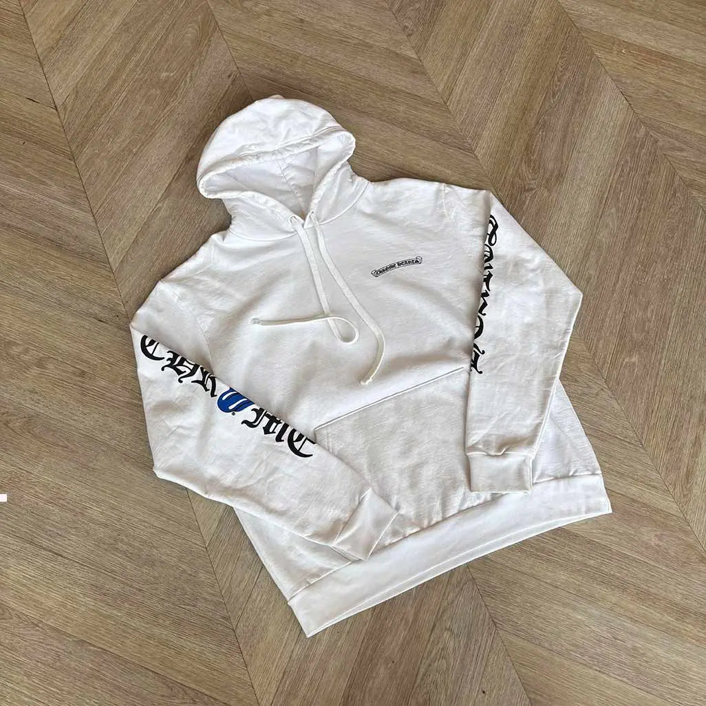 Chrome Hearts Rolling Stones White Hoodie