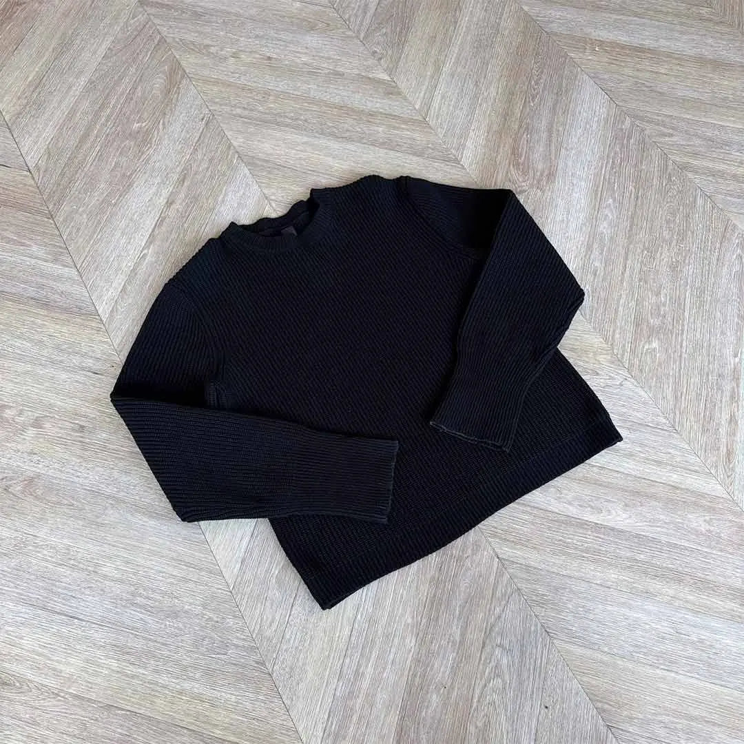 Chrome Hearts Black Cashmere Jumper Knit
