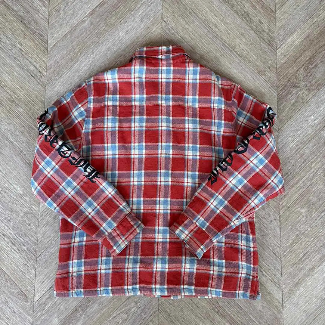 Chrome Hearts Red Blue Shirt Jacket