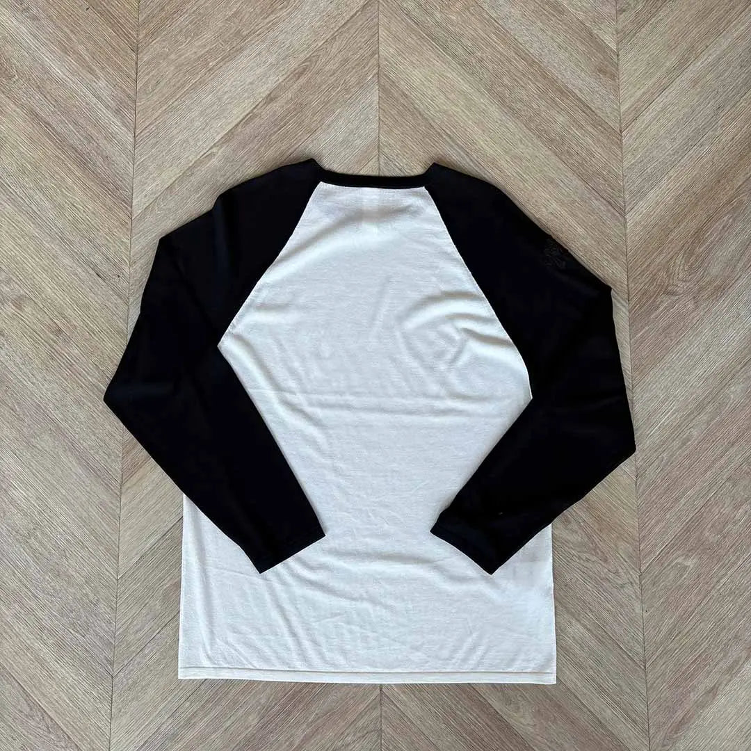 Chrome Hearts Black Sleeve White Longsleeve