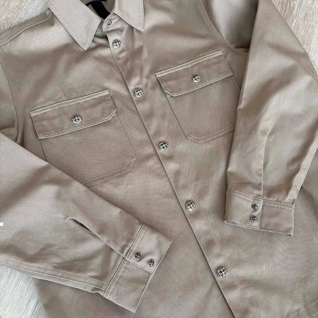 Chrome Hearts Tan Shirt Jacket