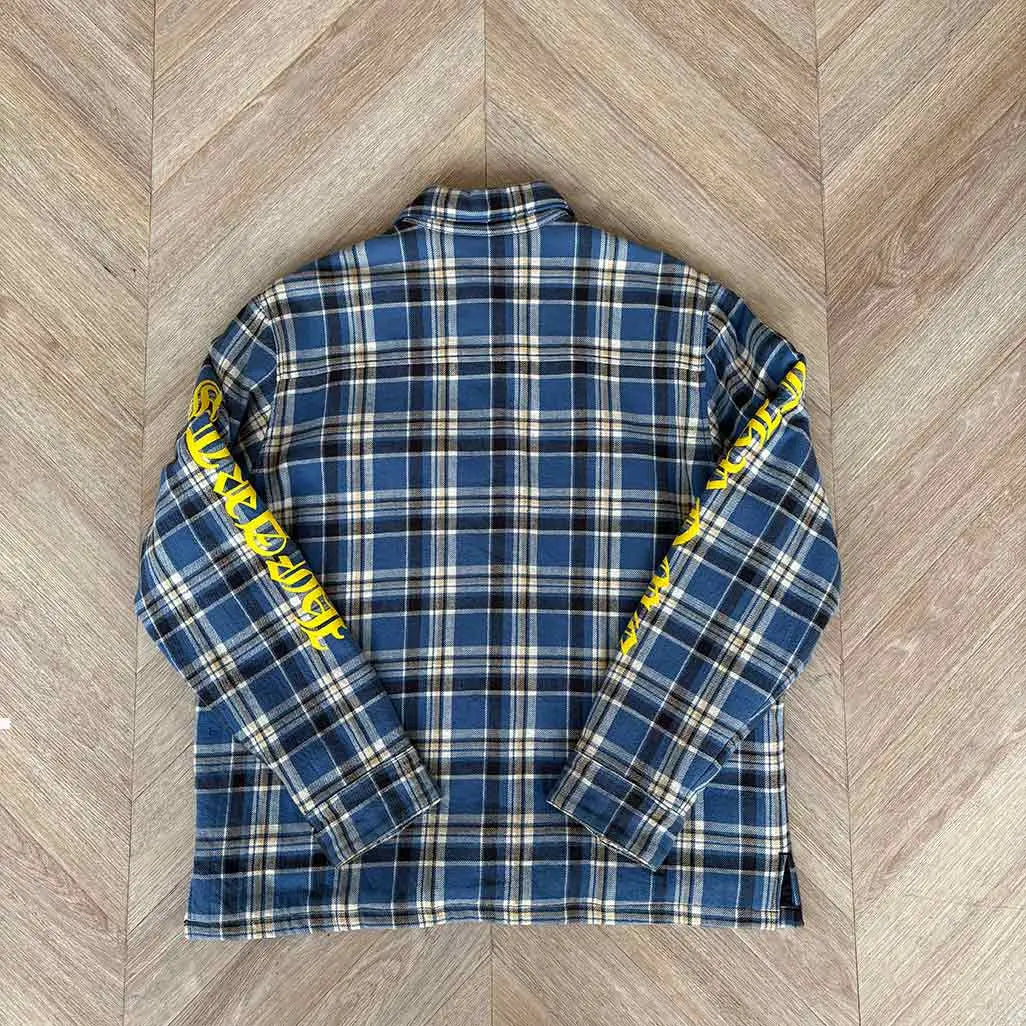 Chrome Hearts Blue Yellow Shirt Jacket