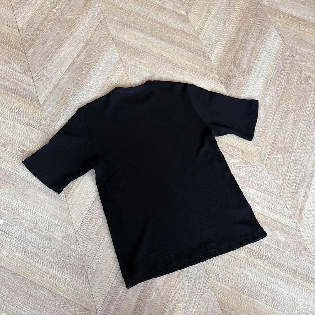 Chrome Hearts Black Waffle Tshirt CH