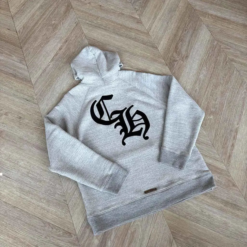 Chrome Hearts Grey CH Hoodie