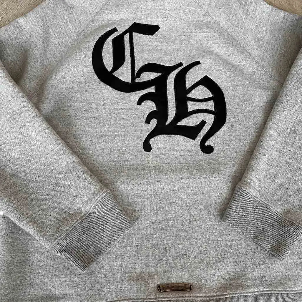 Chrome Hearts Grey CH Hoodie