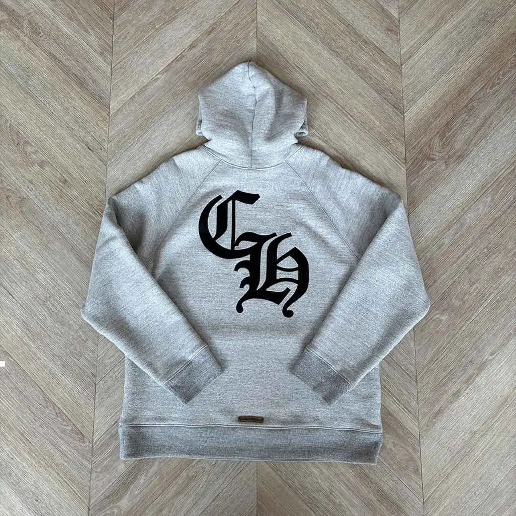 Chrome Hearts Grey CH Hoodie