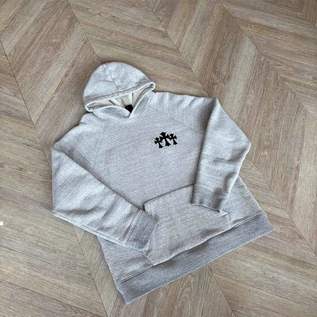 Chrome Hearts Grey CH Hoodie