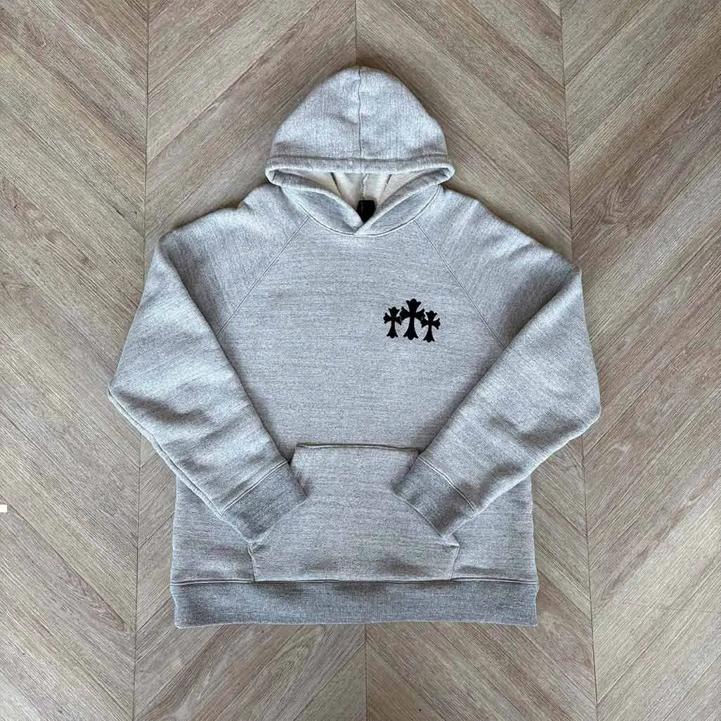 Chrome Hearts Grey CH Hoodie