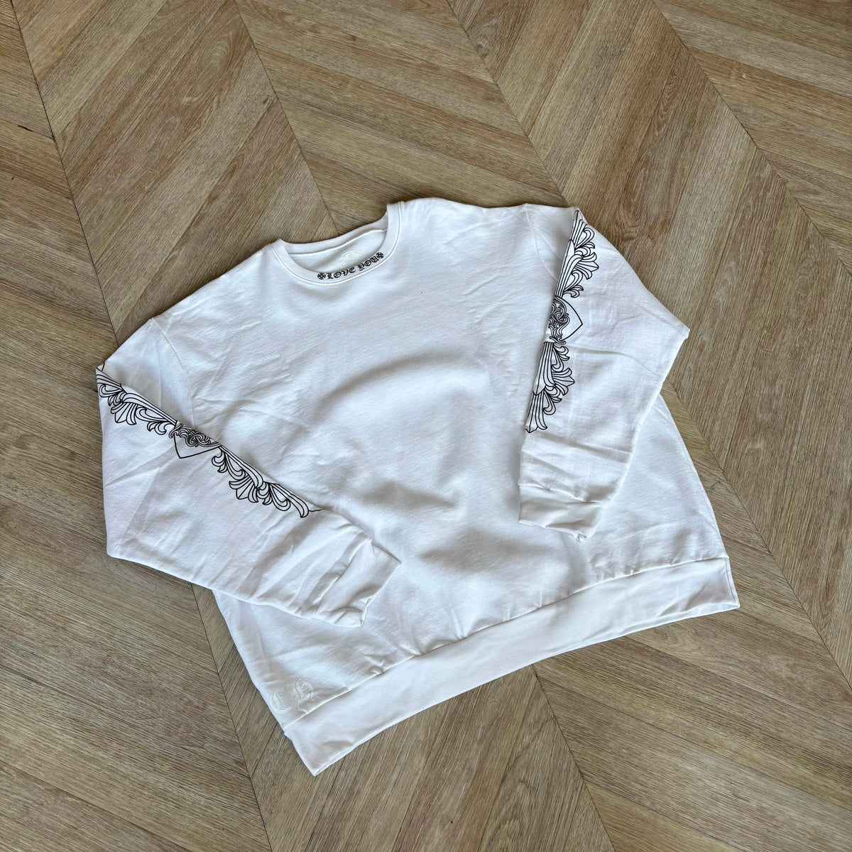 Chrome Hearts Jumper Love You Collar White