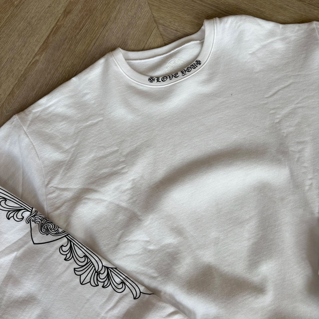 Chrome Hearts Jumper Love You Collar White