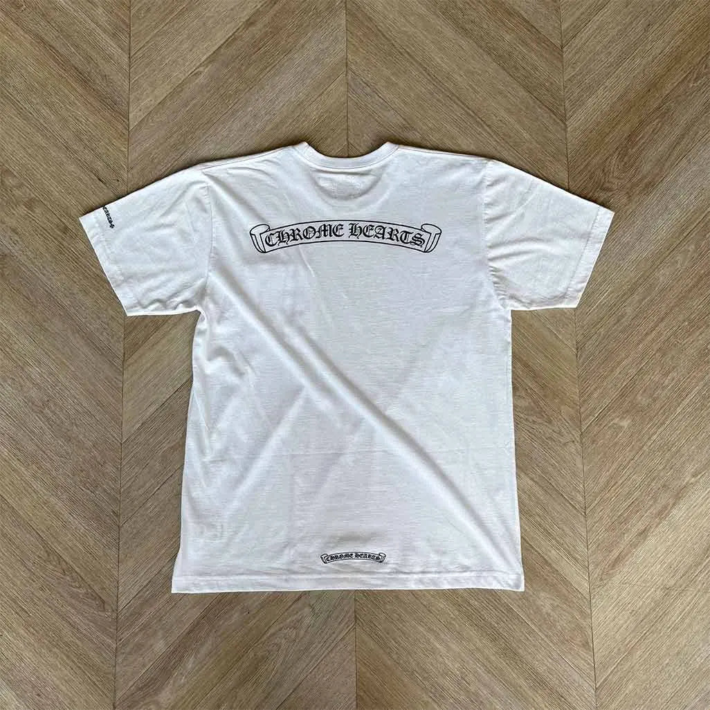 Chrome Hearts Scroll White Tshirt