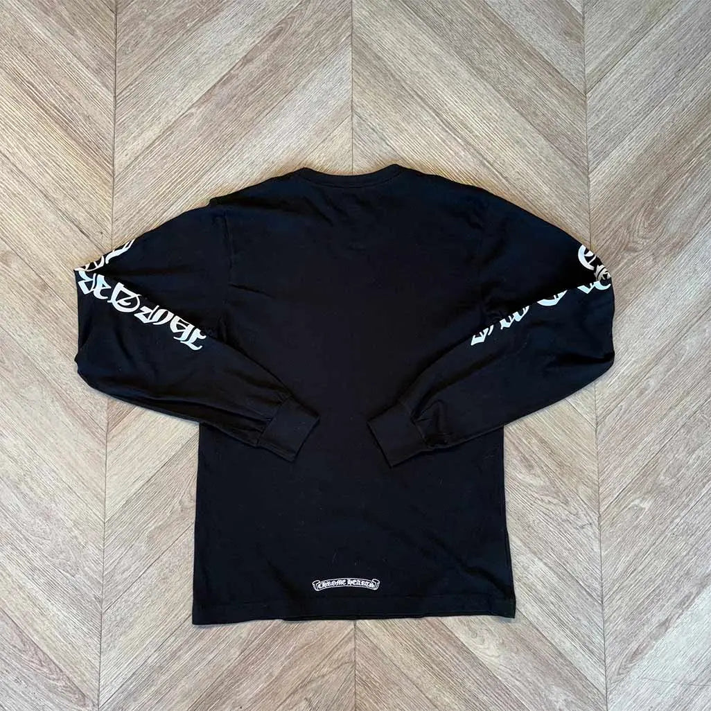 Chrome Hearts Black Longsleeve Collar CH