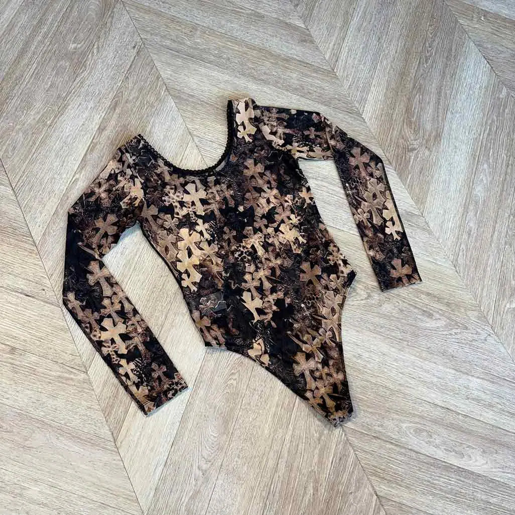 Chrome Hearts Wmns Patch Pattern Bodysuit