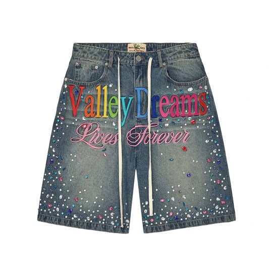 Vale Forever Ice Cream Jorts Light Rinse