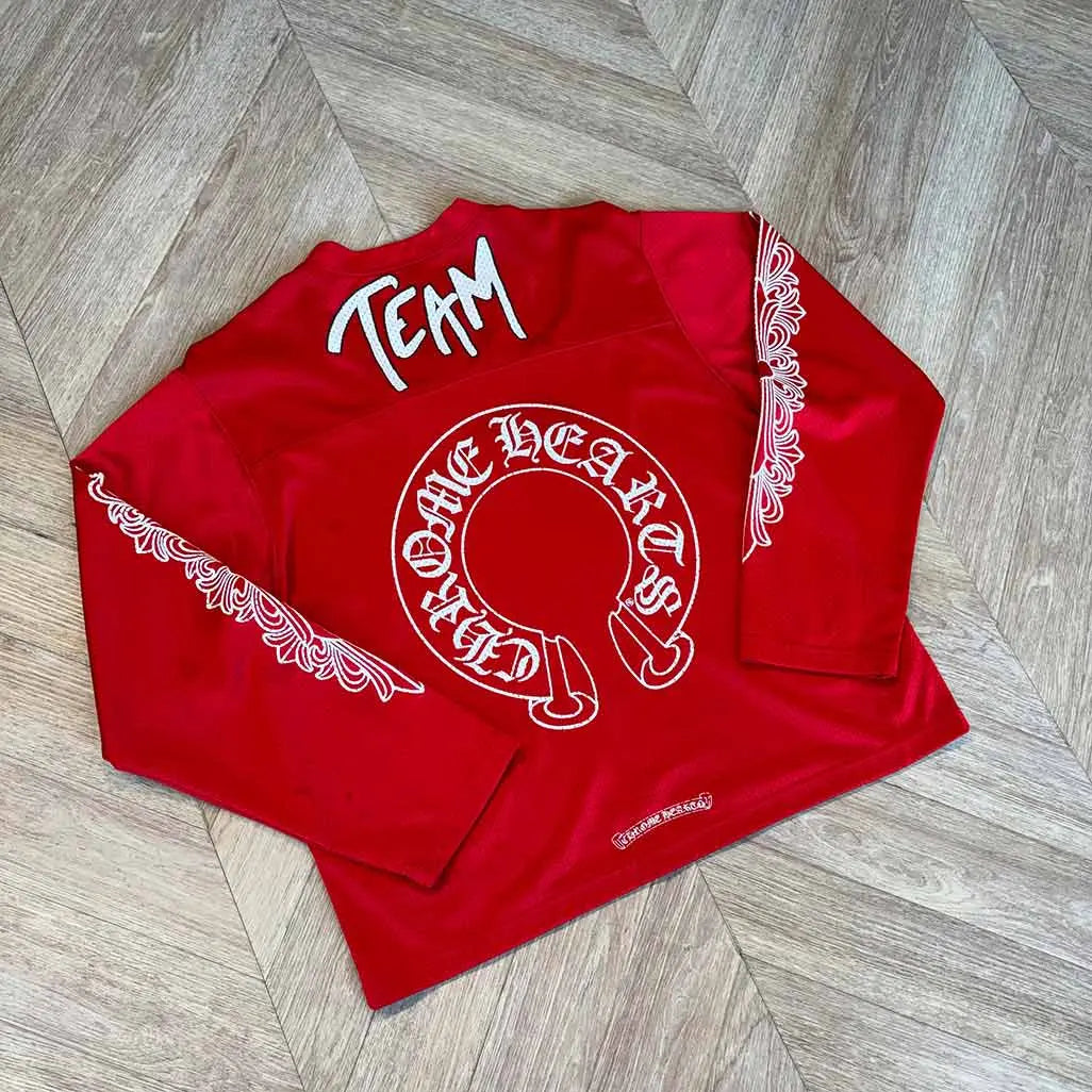 Chrome Hearts Jersey Red Longsleeve