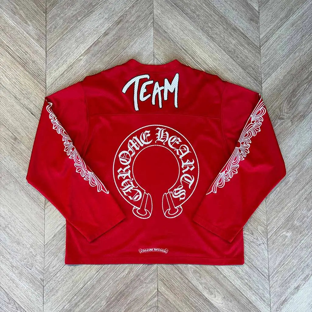 Chrome Hearts Jersey Red Longsleeve