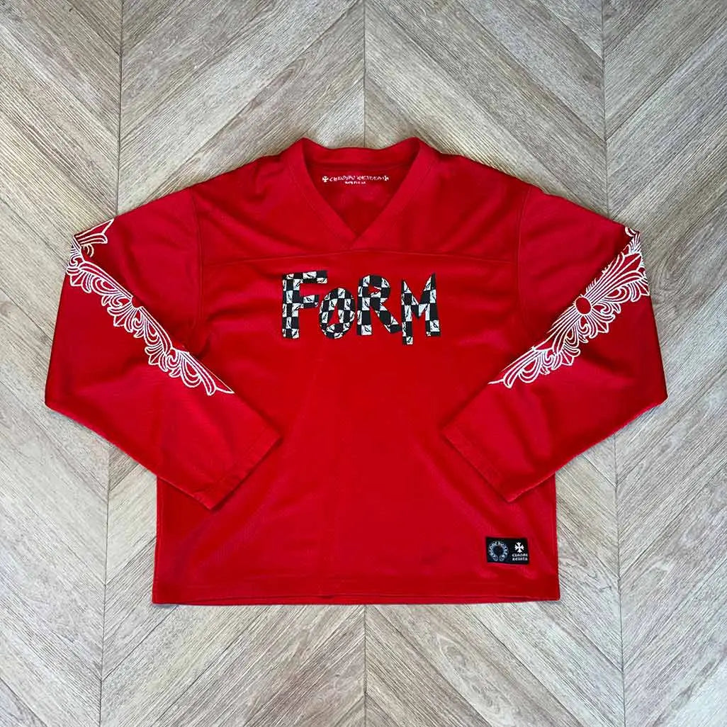 Chrome Hearts Jersey Red Longsleeve