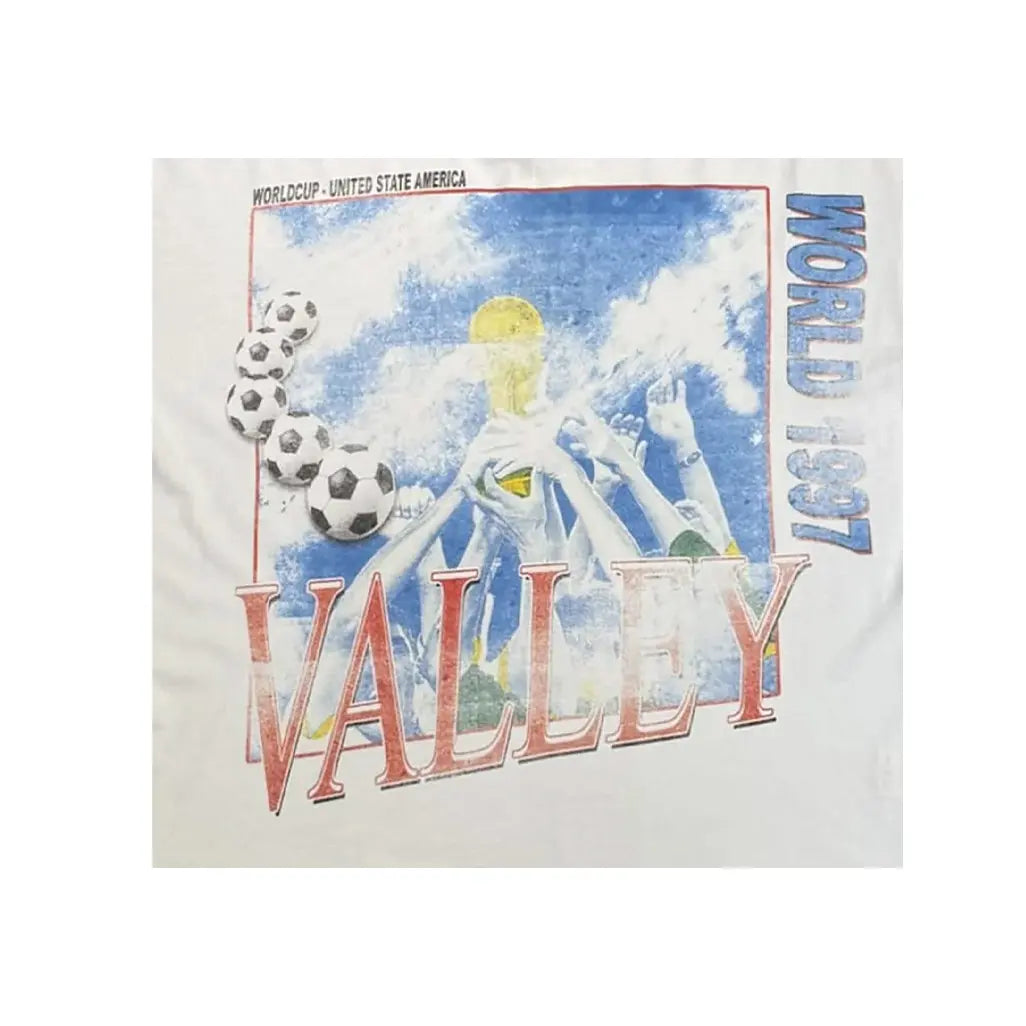 Vale Forever World Cup Graphic T-Shirt - Off White / Vintage White