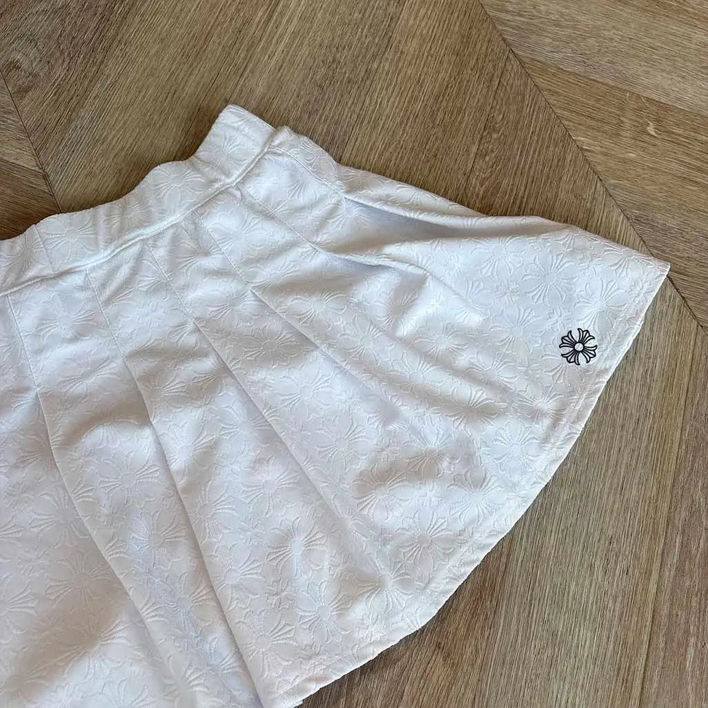 Chrome Hearts White Skirt