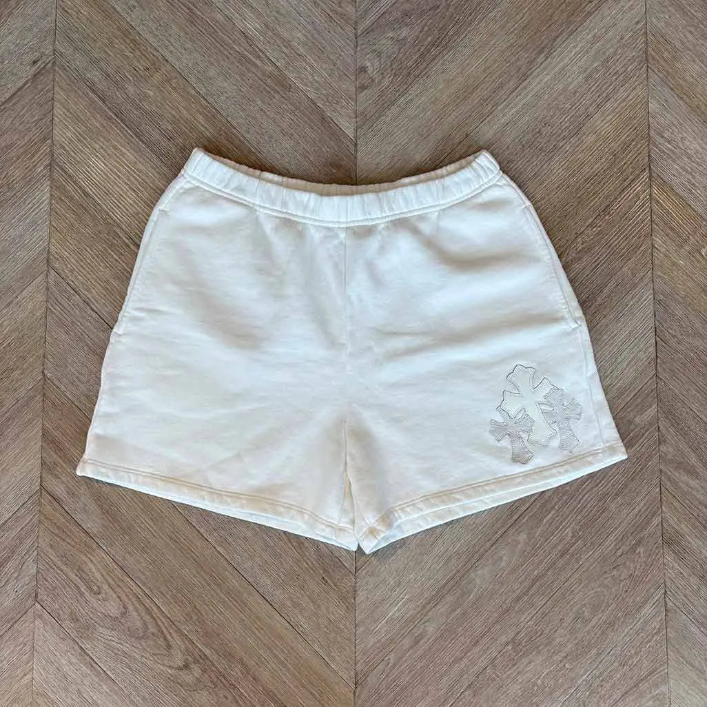 Chrome Hearts White Shorts Patches