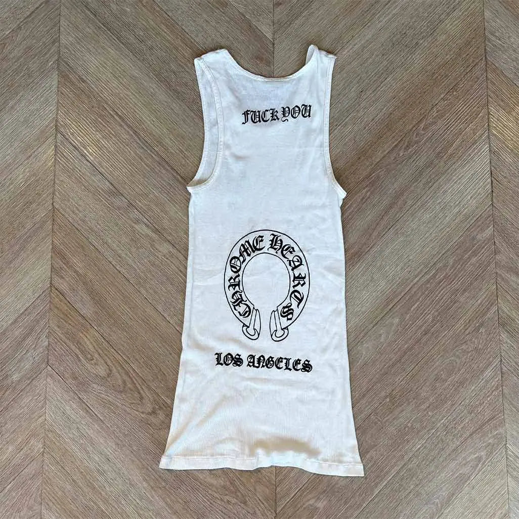 Chrome Hearts LA “FY” White Vest