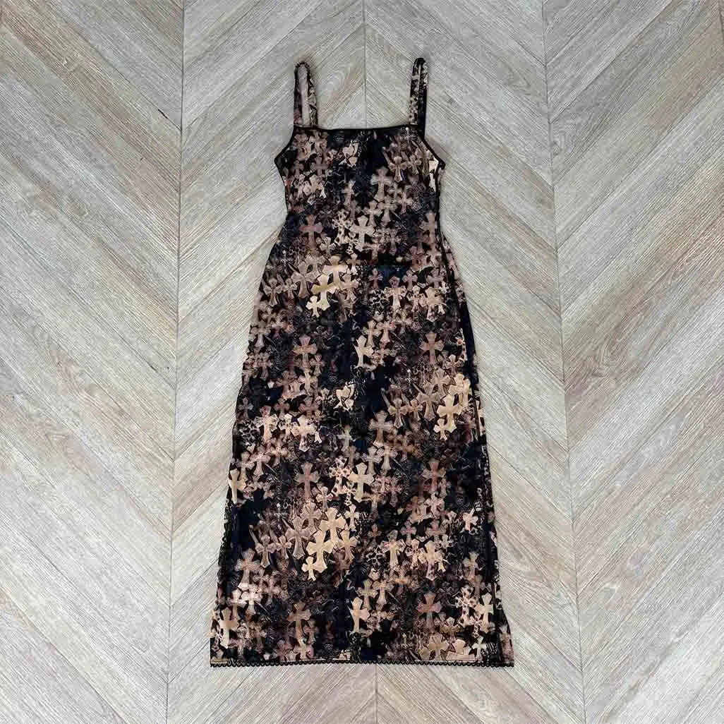 Chrome Hearts Pattern Dress Womens