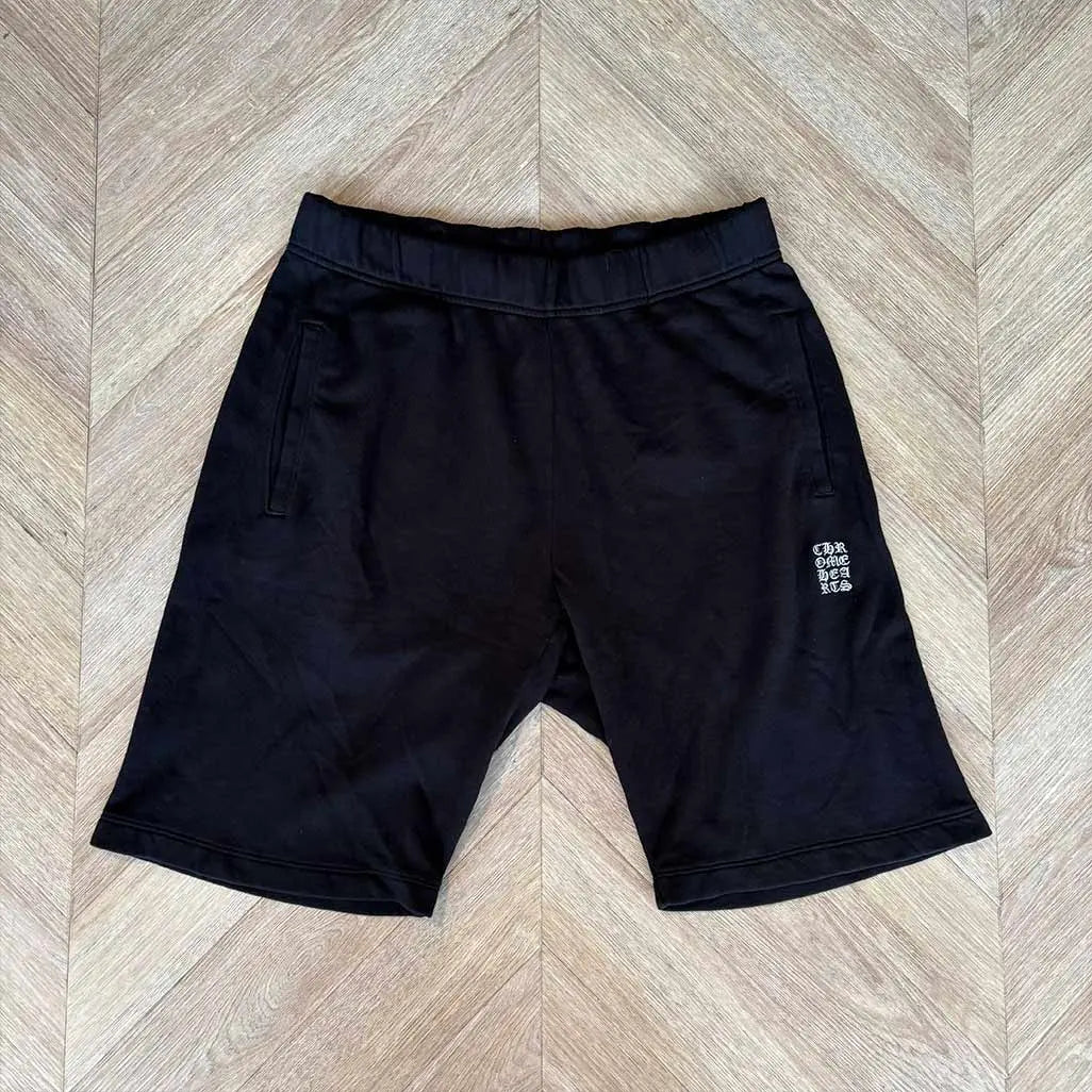 Chrome Hearts Black Shorts Small Embroidery