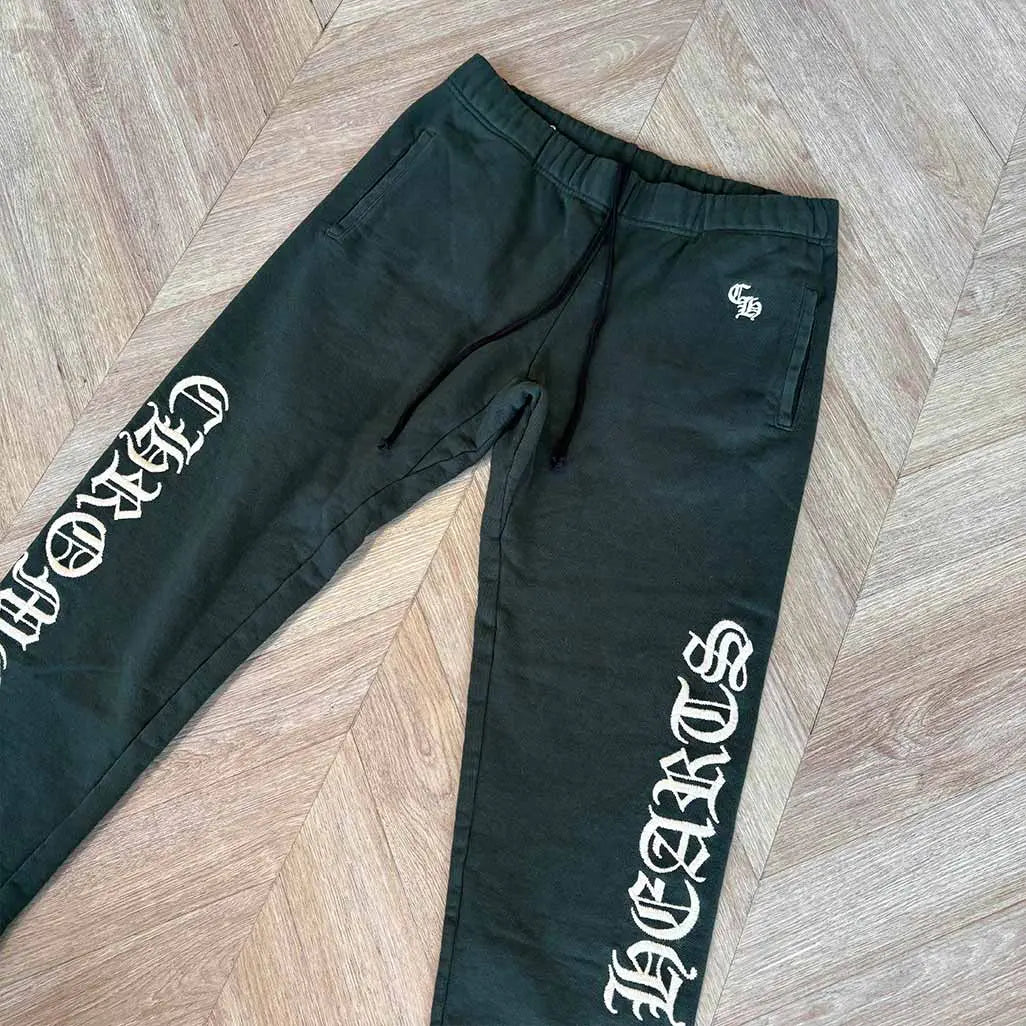 Chrome Hearts Green Trackies