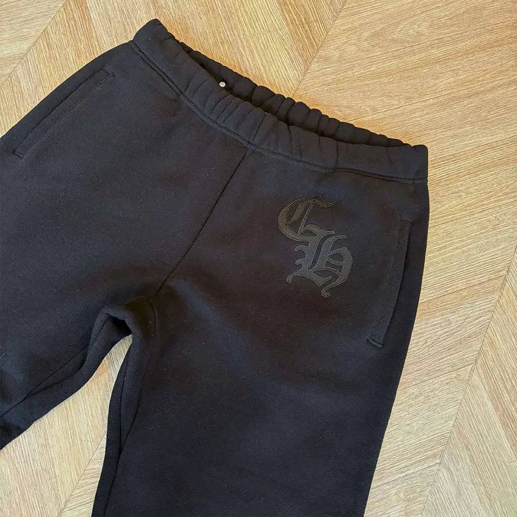 Chrome Hearts Black Trackies CH
