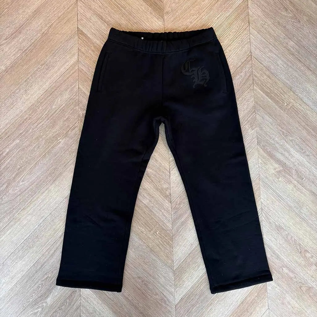 Chrome Hearts Black Trackies CH