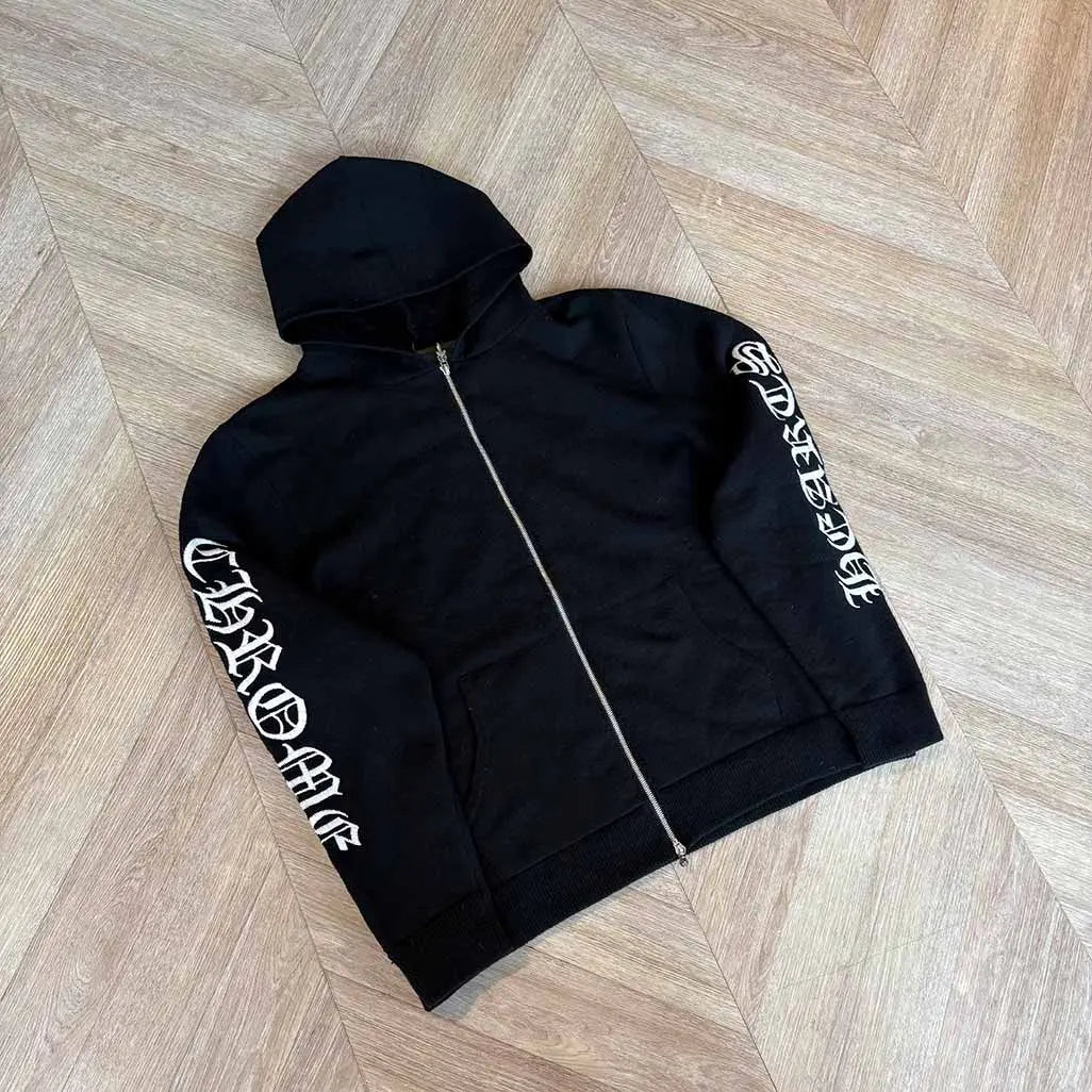 Chrome Hearts Cashmere Zip Up Sleeve Design