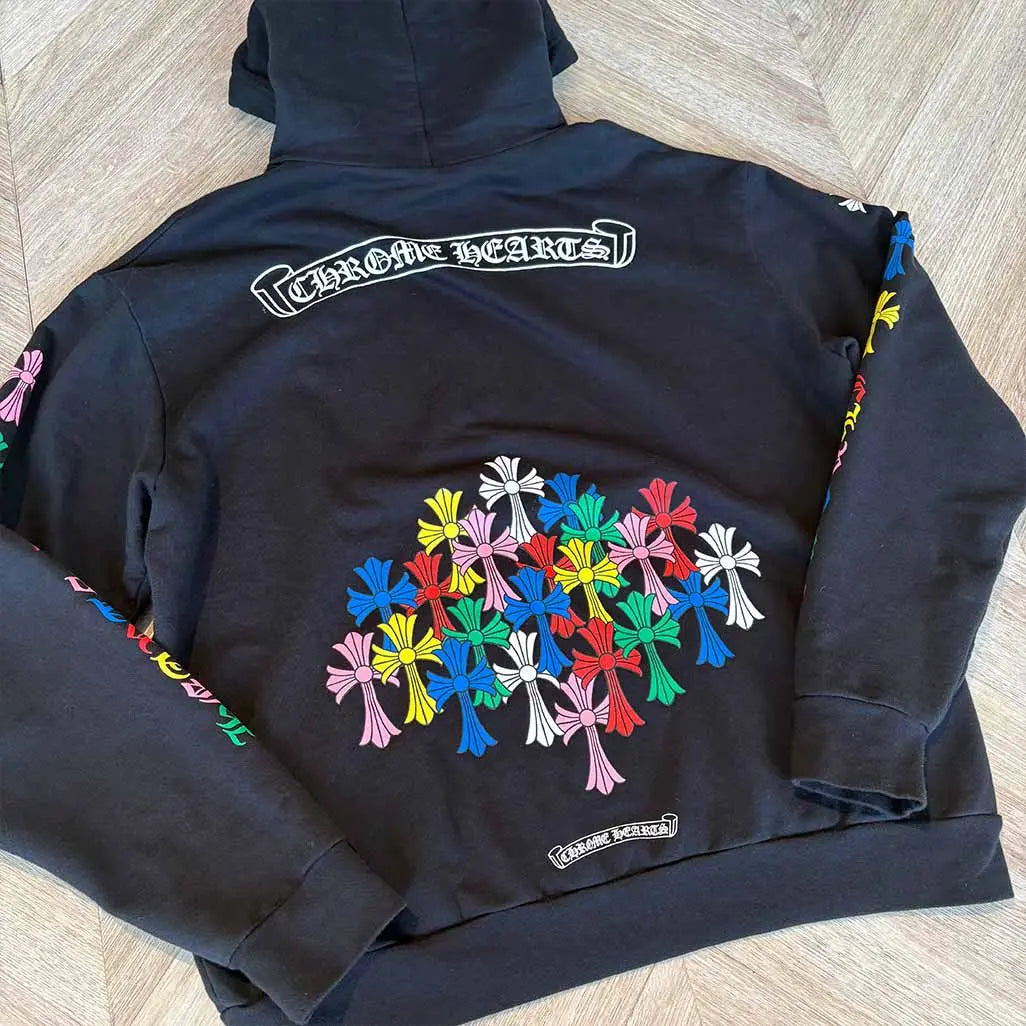 Chrome Hearts Multicolour Hoodie Black