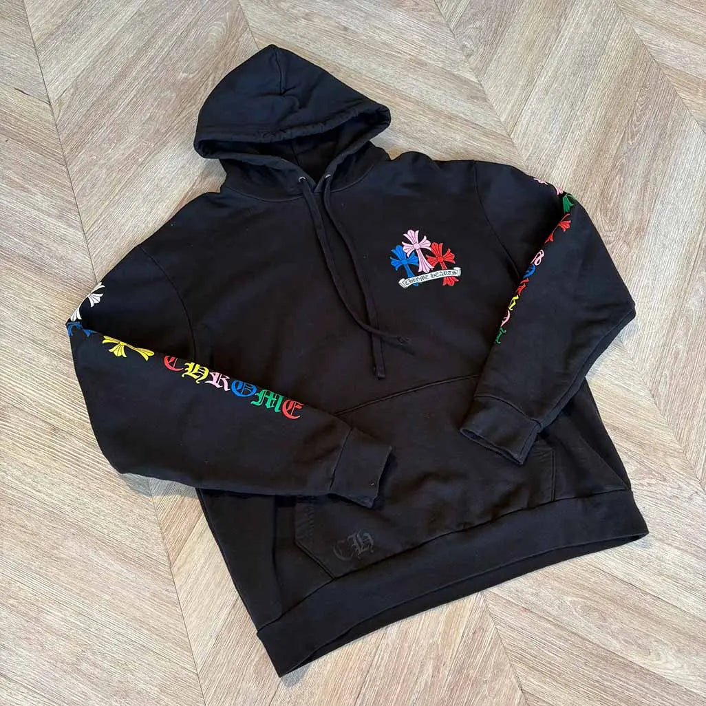 Chrome Hearts Multicolour Hoodie Black