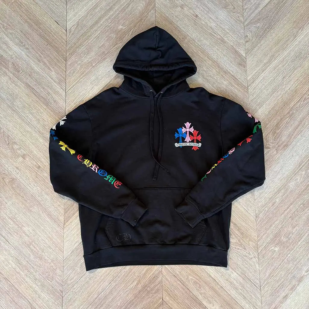 Chrome Hearts Multicolour Hoodie Black