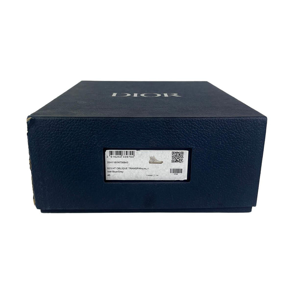 Dior B23 High 'Dior Oblique - Reflective Grey' UK9