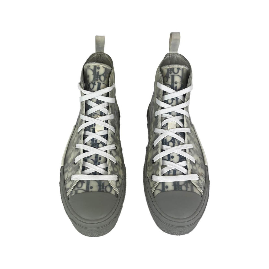 Dior B23 High 'Dior Oblique - Reflective Grey' UK9