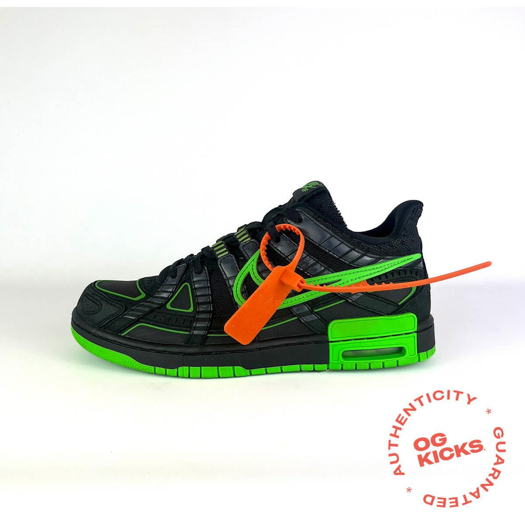 Nike Air Rubber Dunk Off-White Green Strike UK7.5
