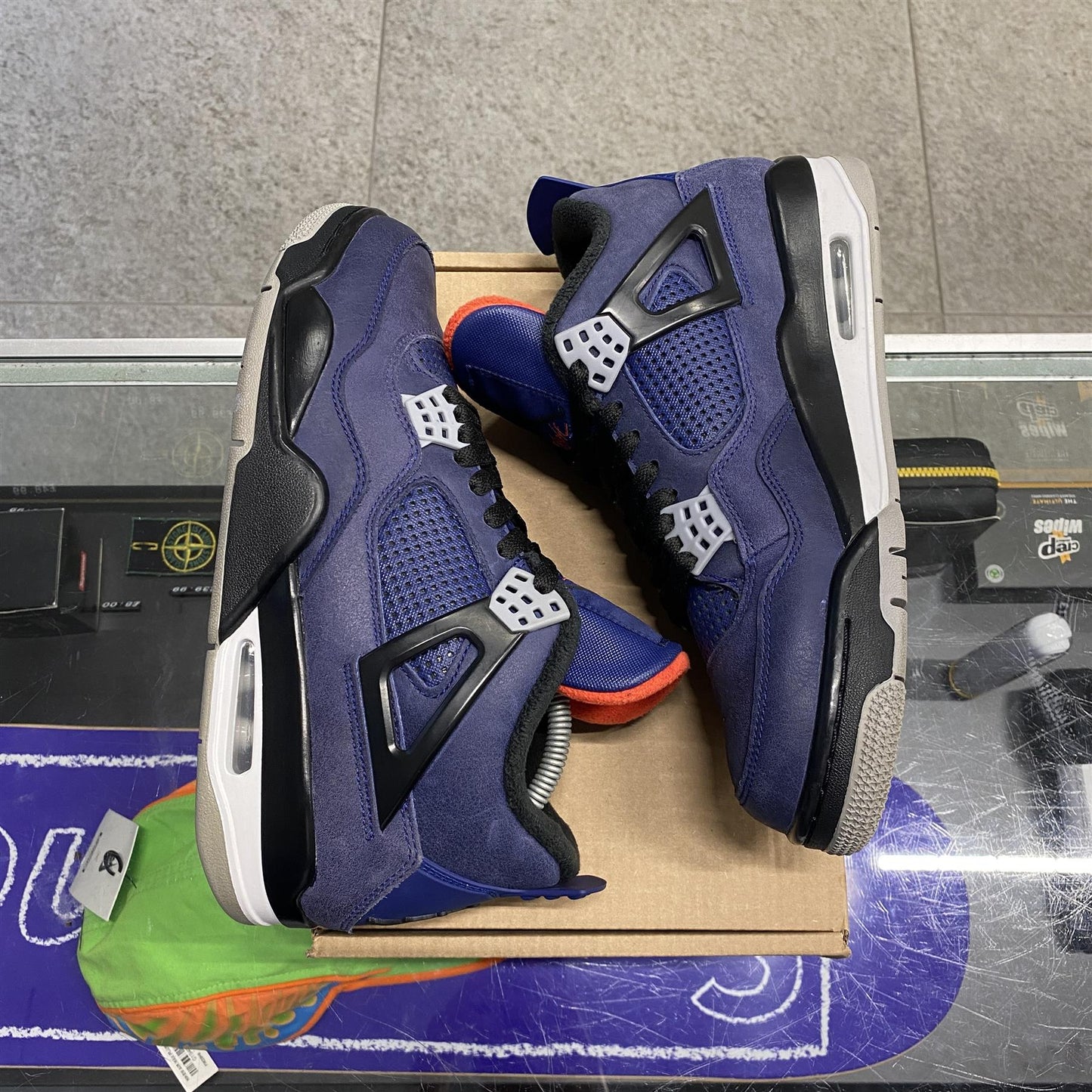 Jordan 4 Retro 'Winterized Loyal Blue' UK8 (No Box)