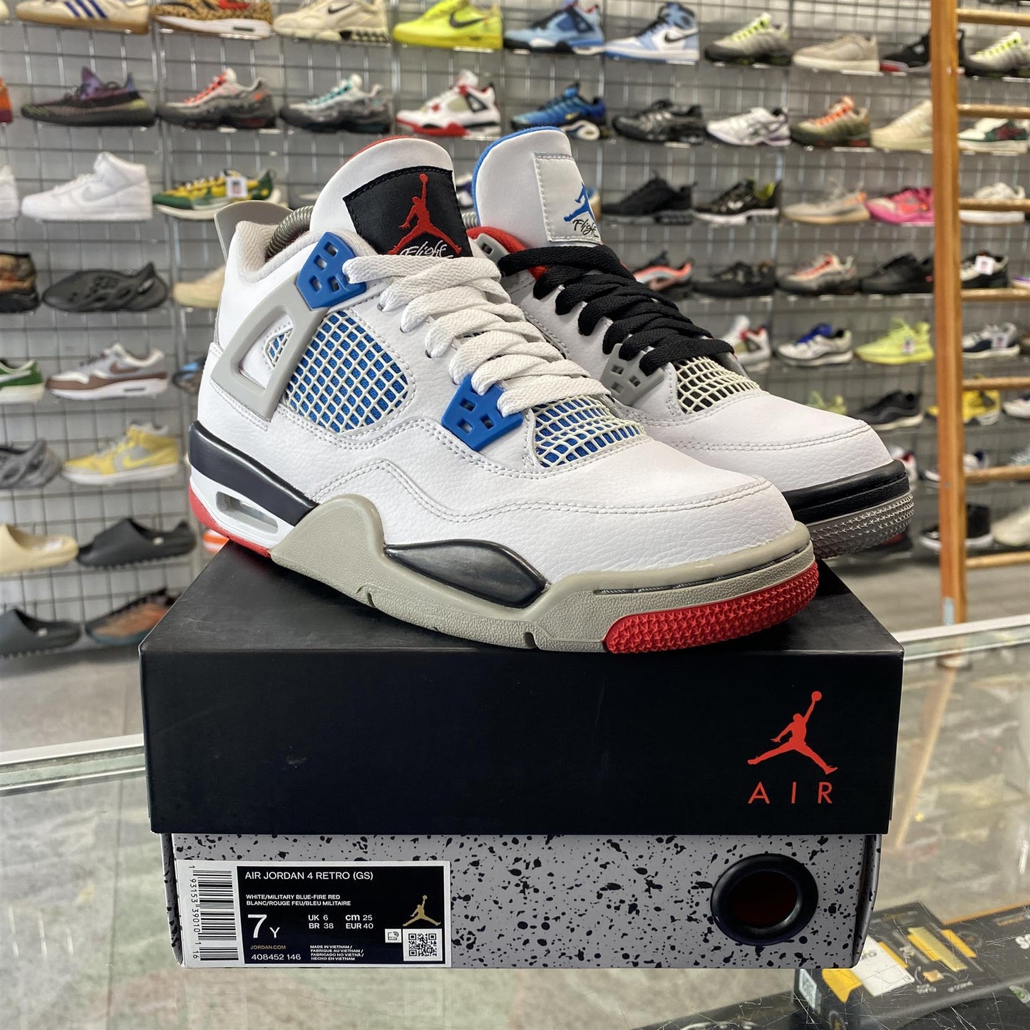 Jordan 4 Retro 'What The' (GS) UK6