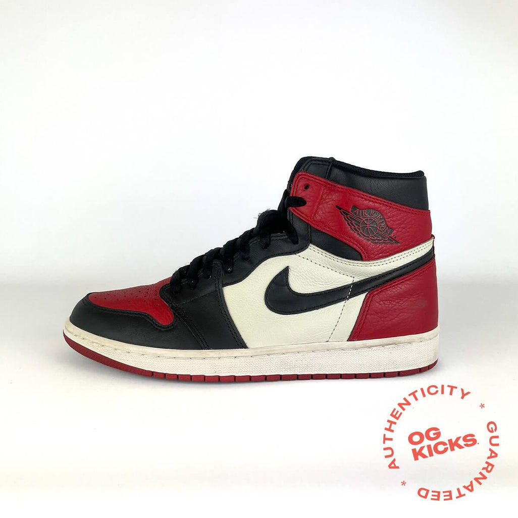Jordan 1 Retro High Bred Toe UK9